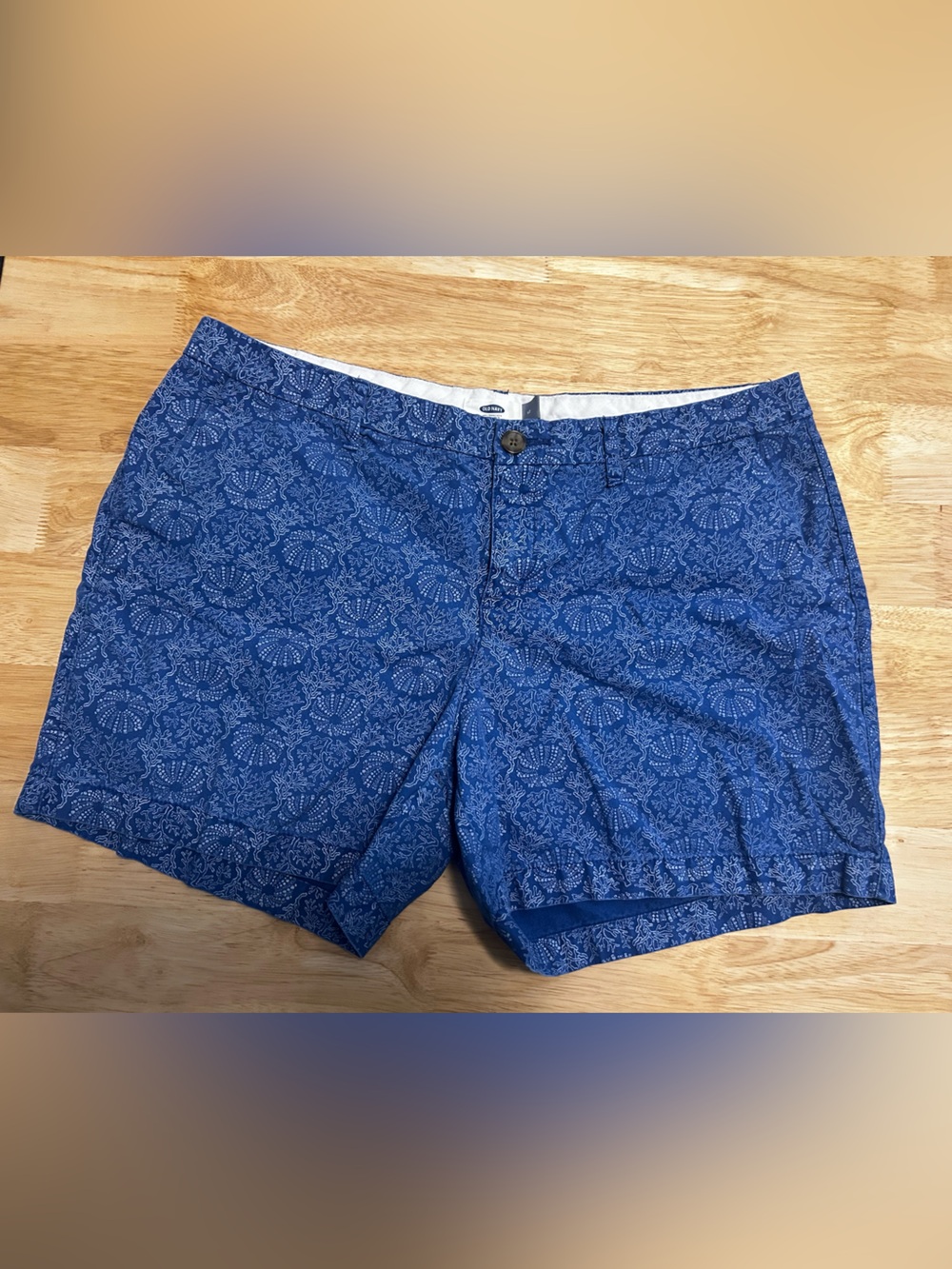 Old Navy Blue Chino Shorts Sz 12